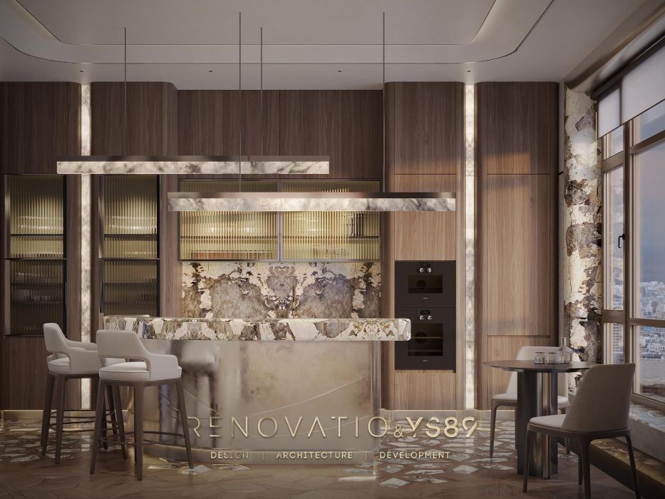 Projects - Apartment Interior Design - 176 Sq.m. Modern Classic With Patagonian Elements - A photo  6