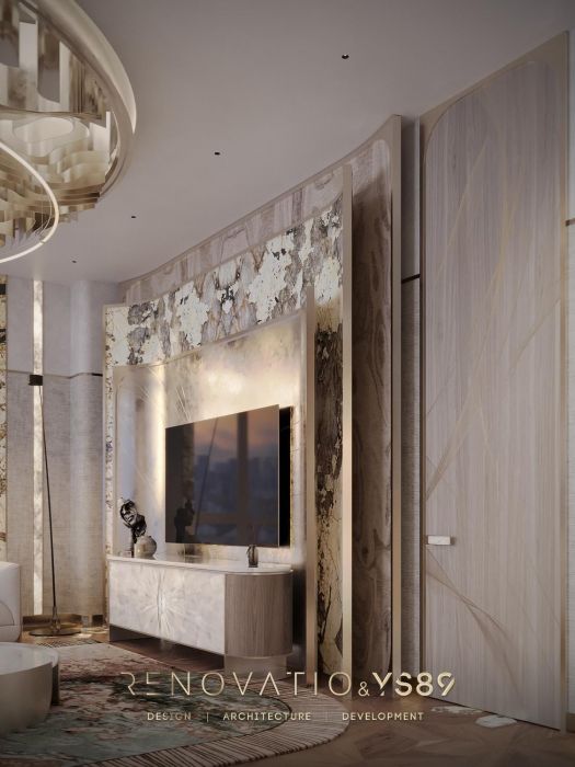 Projects - Apartment Interior Design - 176 Sq.m. Modern Classic With Patagonian Elements - A photo  11