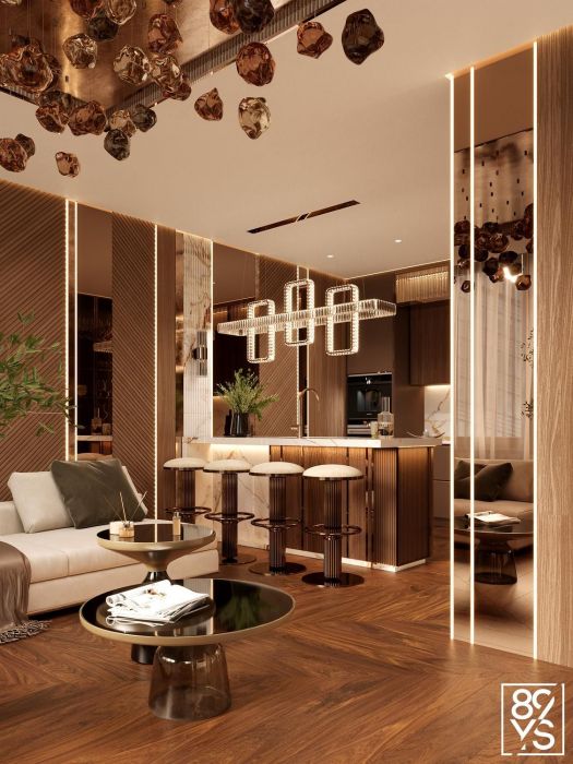 Projects - Apartment Interior Design - Apartment 70 Sq.m. - A photo  5