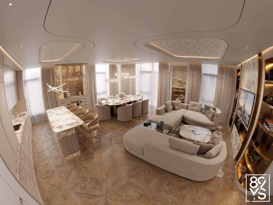 Projects - Apartment Interior Design - Lipki 200 - A photo  1