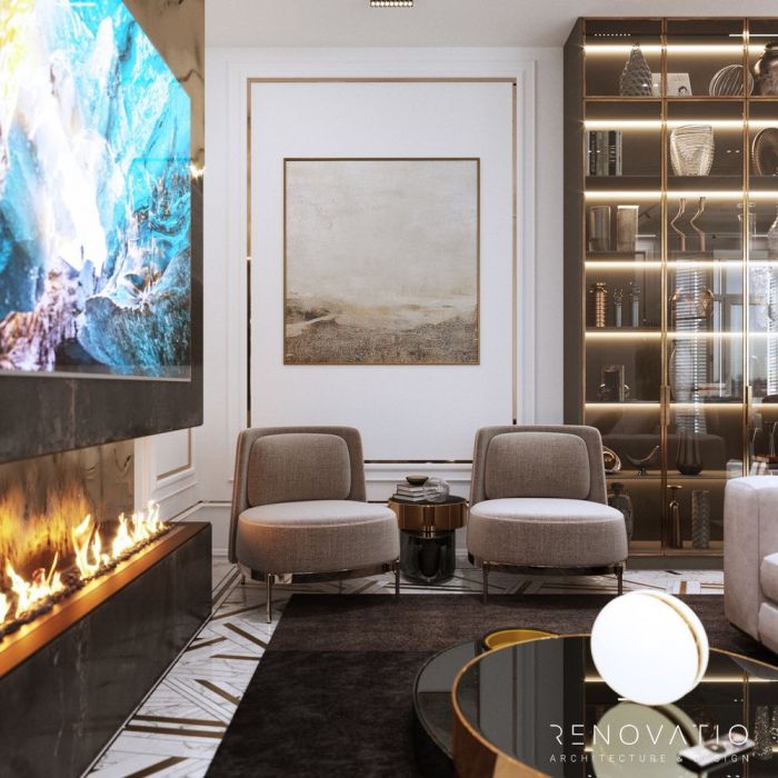 Projects - Apartment Interior Design - Vosdvizhenka Rc 300 Sq.m. - A photo  7