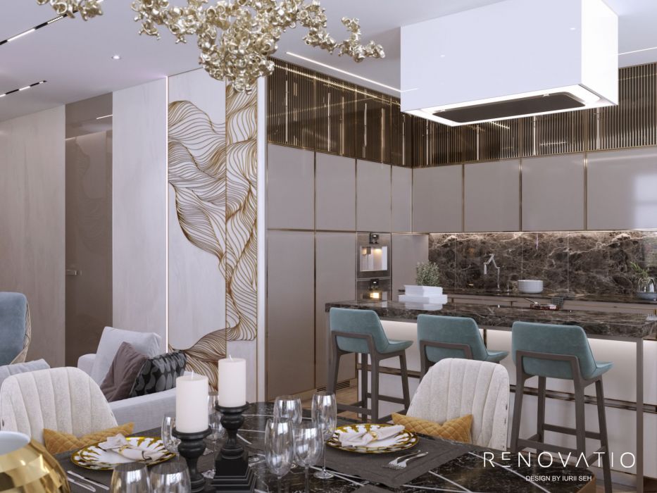 Projects - Apartment Interior Design - Novopecherski Lypky - A photo  1
