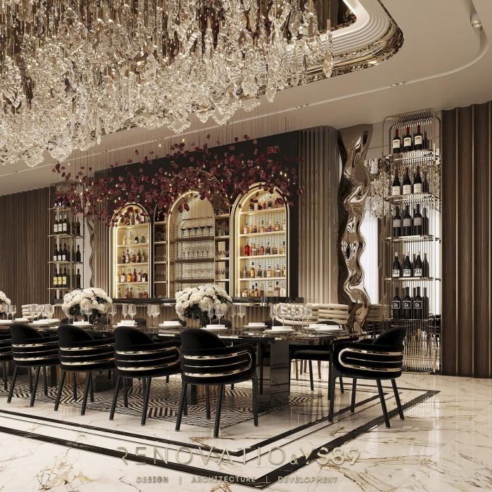 Projects - Interior Design Of Houses - House, Banquet Hall - A photo  4