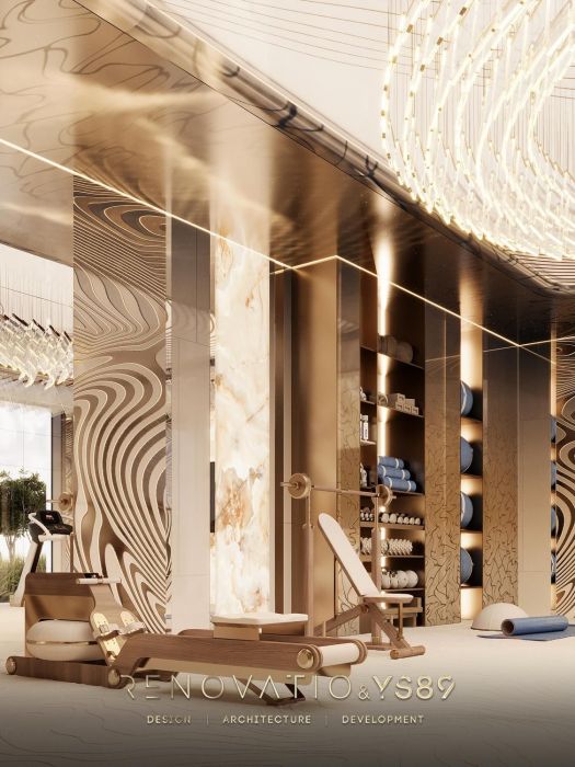 Projects - Interior Design Of Houses - In-House Spa With Gym, Swimming Pool - A photo  2