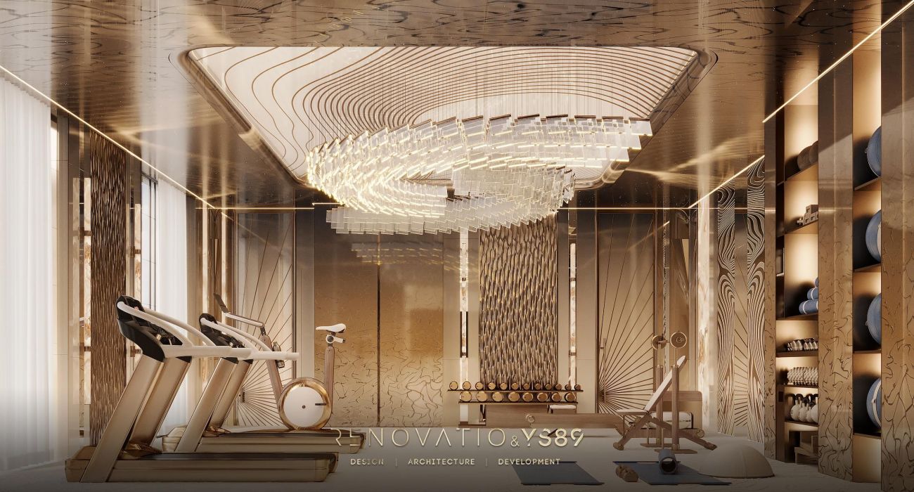 Projects - Interior Design Of Houses - In-House Spa With Gym, Swimming Pool - A photo  7