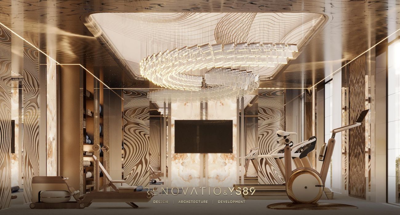 Projects - Interior Design Of Houses - In-House Spa With Gym, Swimming Pool - A photo  8