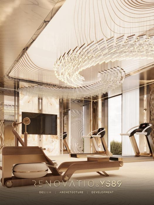 Projects - Interior Design Of Houses - In-House Spa With Gym, Swimming Pool - A photo  9