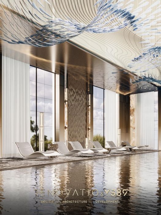 Projects - Interior Design Of Houses - In-House Spa With Gym, Swimming Pool - A photo  13