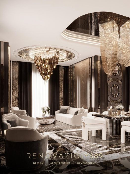 Projects - Interior Design Of Houses - House In A Modern Luxury Style 1280 Sq.m. - A photo  20