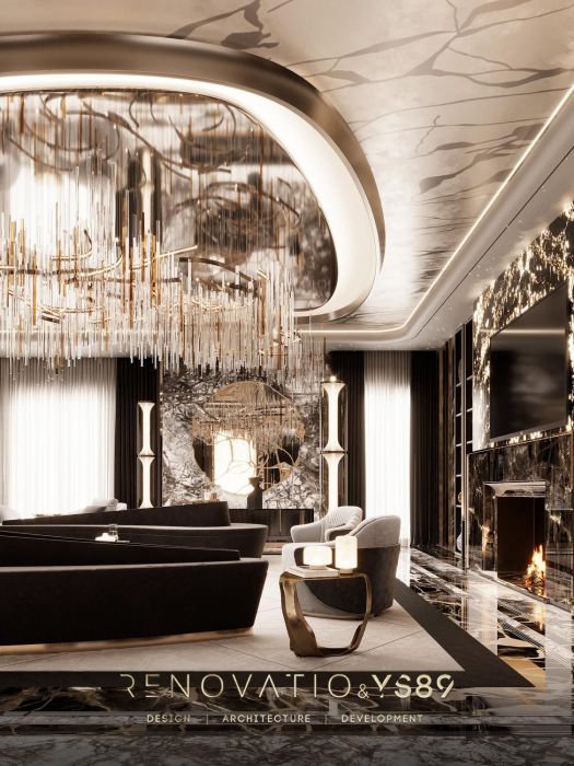 Projects - Interior Design Of Houses - House In A Modern Luxury Style 1280 Sq.m. - A photo  43