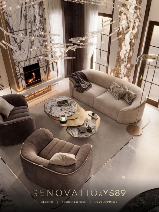 Projects - Interior Design Of Houses - House 820 Sq.m. - A photo  13