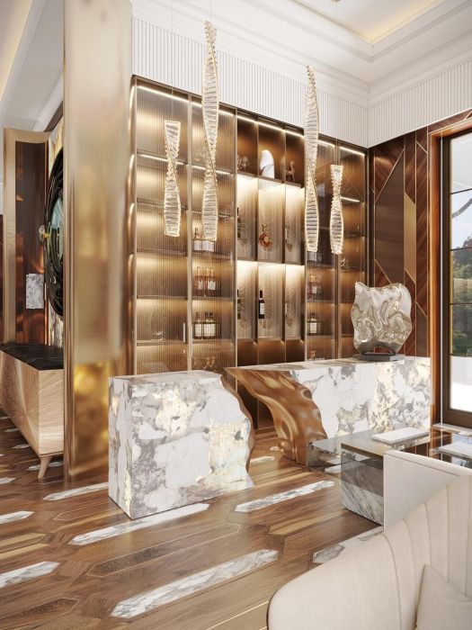 Projects - Interior Design Of Houses - House 600 Sq.m. - A photo  2