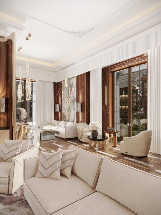 Projects - Interior Design Of Houses - House 600 Sq.m. - A photo  4