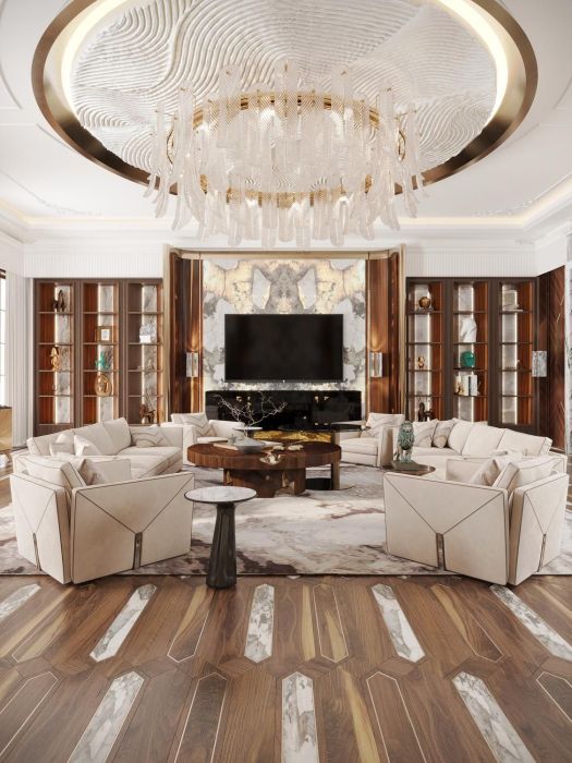 Projects - Interior Design Of Houses - House 600 Sq.m. - A photo  6