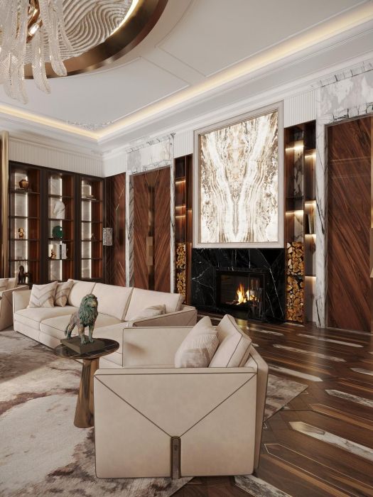Projects - Interior Design Of Houses - House 600 Sq.m. - A photo  7