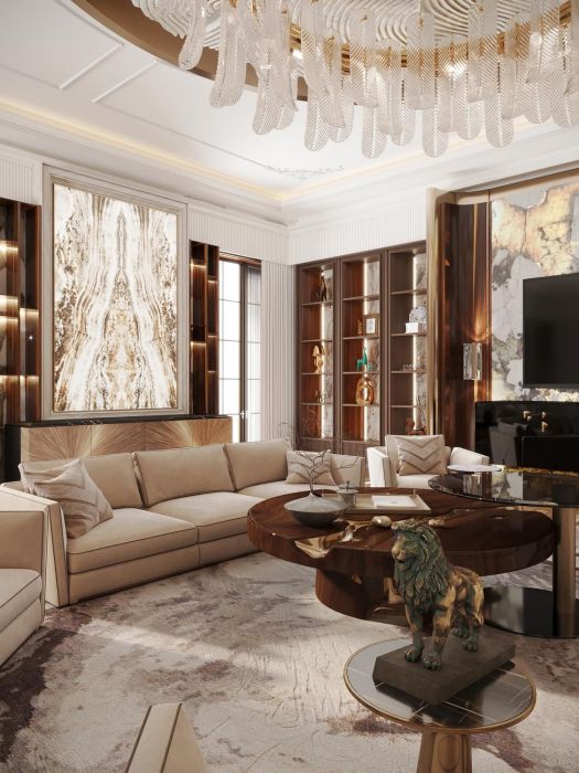 Projects - Interior Design Of Houses - House 600 Sq.m. - A photo  11