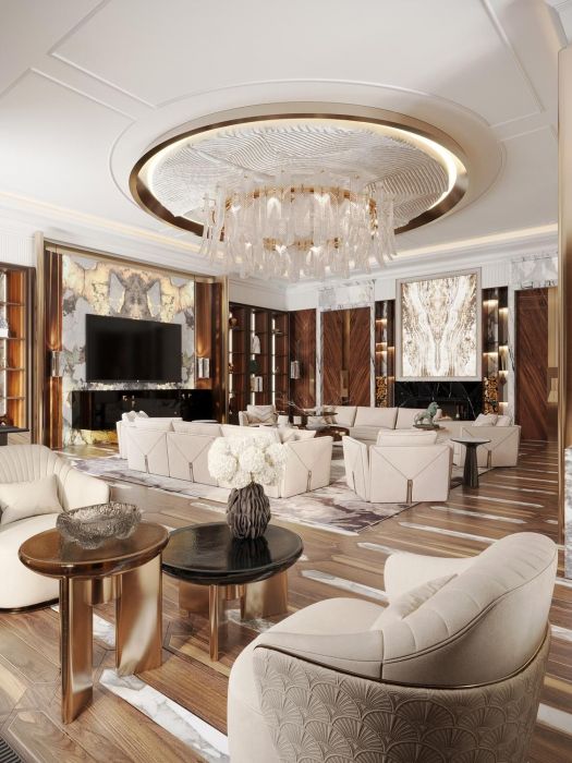 Projects - Interior Design Of Houses - House 600 Sq.m. - A photo  12