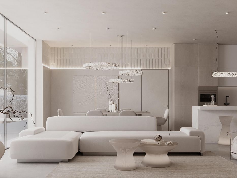 Projects - Interior Design Of Houses - House 178 Sq.m. - A photo  2