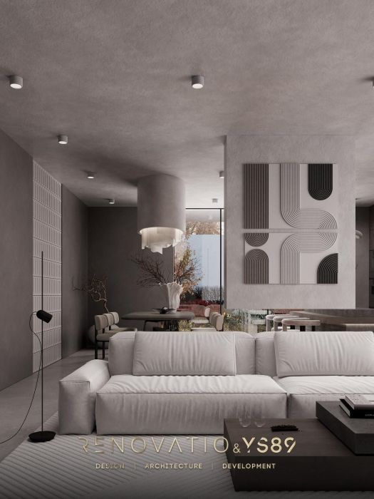 Projects - Interior Design Of Houses - House 222 Sq.m. - A photo  2