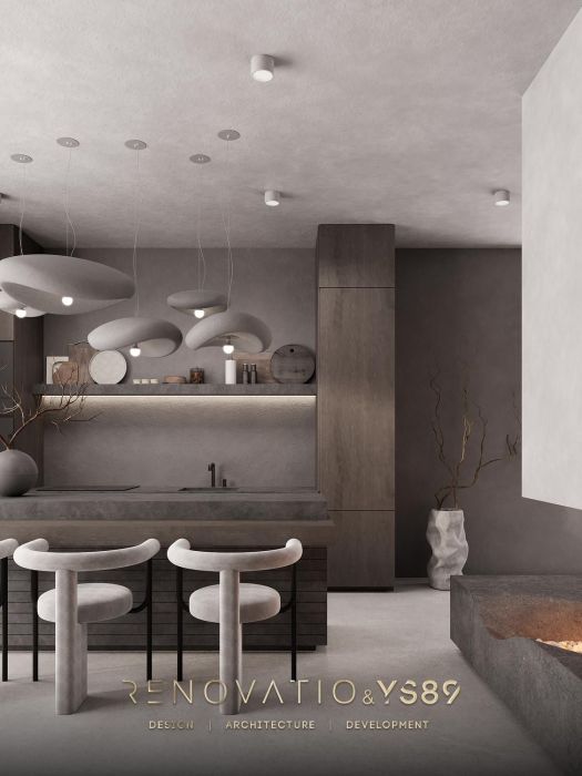 Projects - Interior Design Of Houses - House 222 Sq.m. - A photo  5