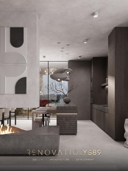 Projects - Interior Design Of Houses - House 222 Sq.m. - A photo  8