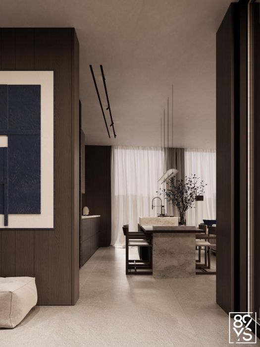 Projects - Interior Design Of Houses - House 400 Sq.m. Modern Style - A photo  4
