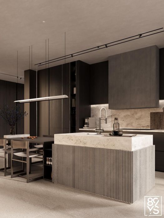 Projects - Interior Design Of Houses - House 400 Sq.m. Modern Style - A photo  10