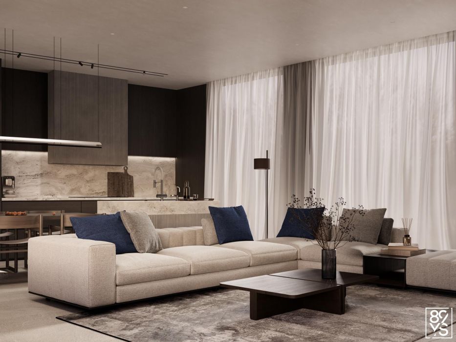 Projects - Interior Design Of Houses - House 400 Sq.m. Modern Style - A photo  13