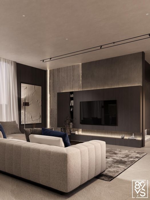 Projects - Interior Design Of Houses - House 400 Sq.m. Modern Style - A photo  16
