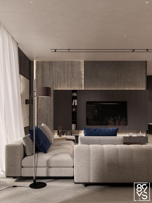 Projects - Interior Design Of Houses - House 400 Sq.m. Modern Style - A photo  19