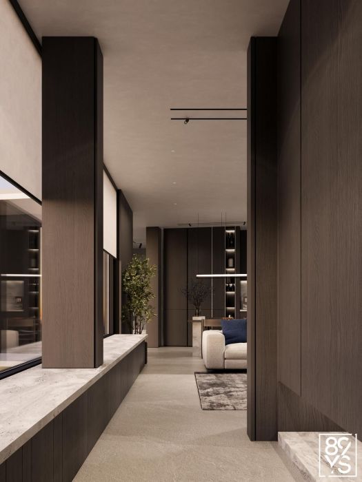 Projects - Interior Design Of Houses - House 400 Sq.m. Modern Style - A photo  24