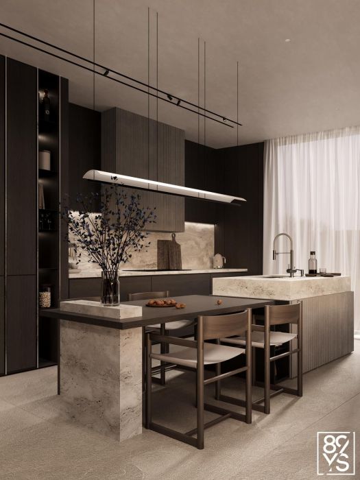 Projects - Interior Design Of Houses - House 400 Sq.m. Modern Style - A photo  26