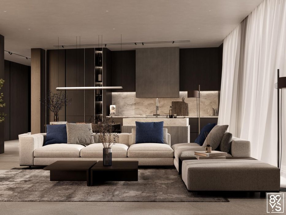 Projects - Interior Design Of Houses - House 400 Sq.m. Modern Style - A photo  27