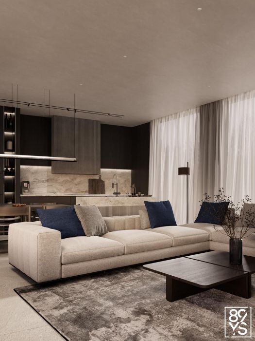 Projects - Interior Design Of Houses - House 400 Sq.m. Modern Style - A photo  28