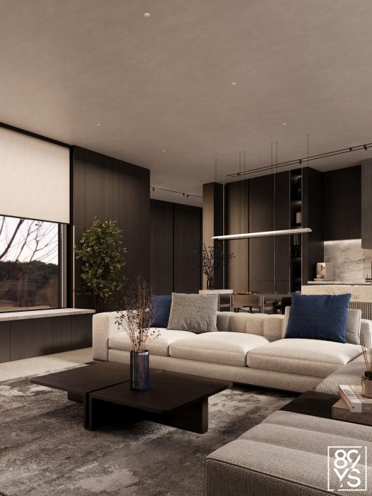 Projects - Interior Design Of Houses - House 400 Sq.m. Modern Style - A photo  31