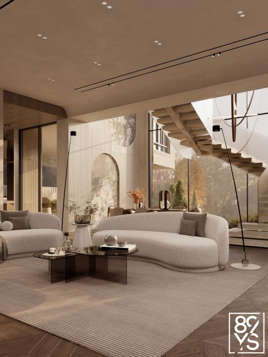 Projects - Interior Design Of Houses - House 600 Sq.m. - A photo  12