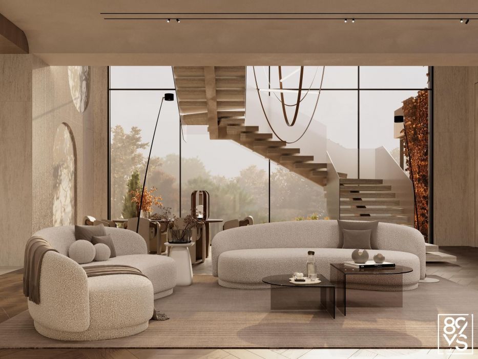 Projects - Interior Design Of Houses - House 600 Sq.m. - A photo  14