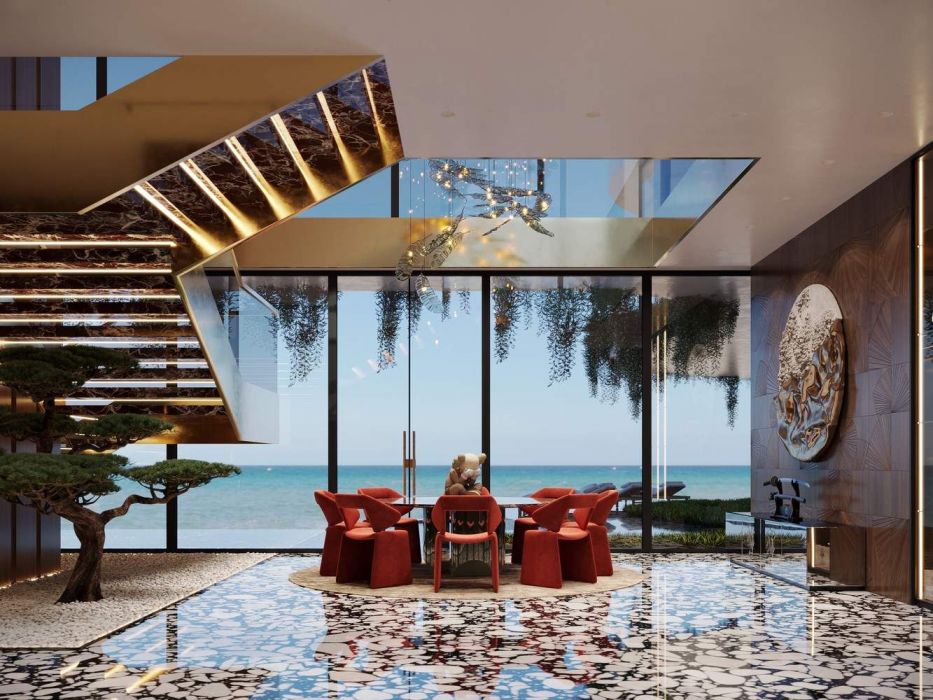 Projects - Interior Design Of Houses - Dubai By The Sea Shore - A photo  1