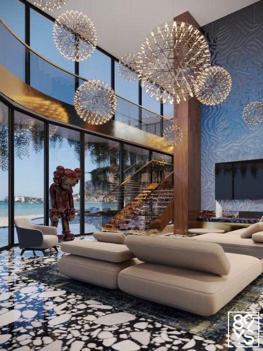 Projects - Interior Design Of Houses - Dubai By The Sea Shore - A photo  2