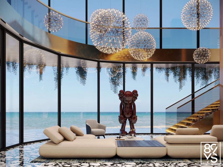 Projects - Interior Design Of Houses - Dubai By The Sea Shore - A photo  4