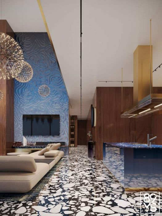 Projects - Interior Design Of Houses - Dubai By The Sea Shore - A photo  11