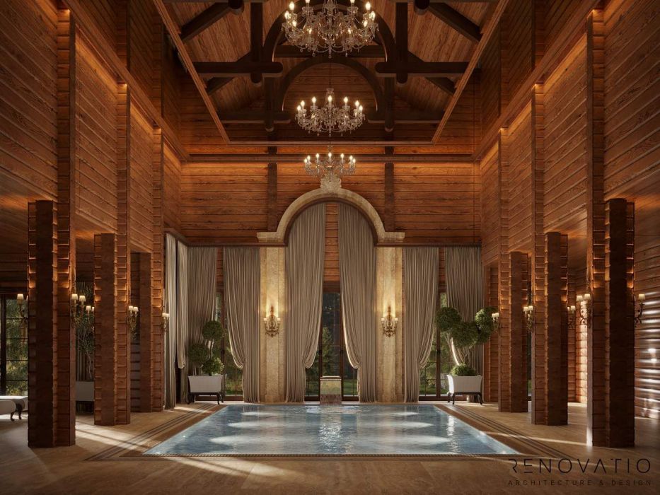 Projects - Interior Design Of Houses - House 2000 Sq.m. Chalet - A photo  1