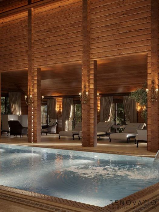 Projects - Interior Design Of Houses - House 2000 Sq.m. Chalet - A photo  2