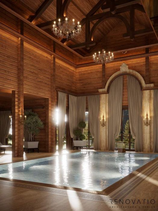 Projects - Interior Design Of Houses - House 2000 Sq.m. Chalet - A photo  4