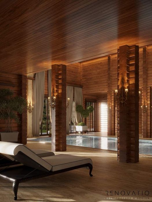 Projects - Interior Design Of Houses - House 2000 Sq.m. Chalet - A photo  5