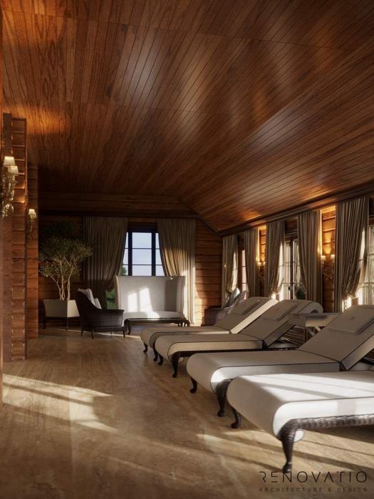 Projects - Interior Design Of Houses - House 2000 Sq.m. Chalet - A photo  6