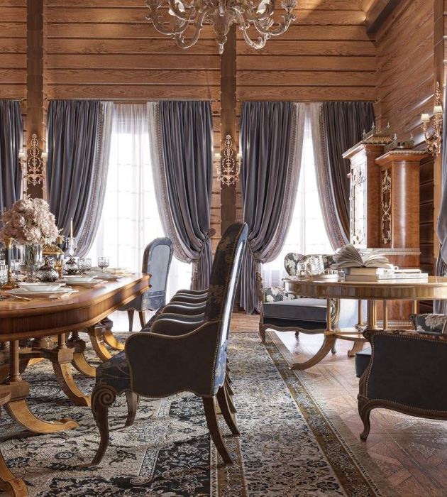 Projects - Interior Design Of Houses - House 2000 Sq.m. Chalet - A photo  16