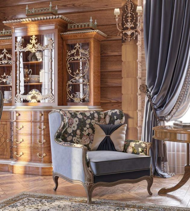 Projects - Interior Design Of Houses - House 2000 Sq.m. Chalet - A photo  18