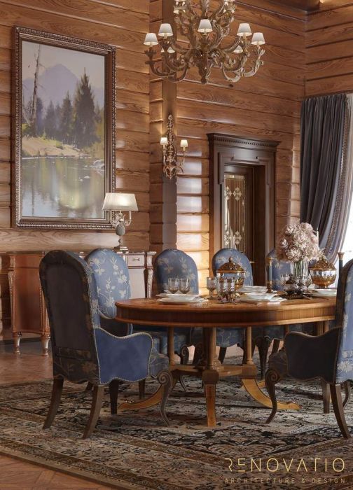 Projects - Interior Design Of Houses - House 2000 Sq.m. Chalet - A photo  19