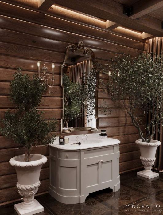 Projects - Interior Design Of Houses - House 2000 Sq.m. Chalet - A photo  32